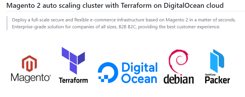 Magento 2 auto scaling cluster with Terraform on DigitalOcean cloud