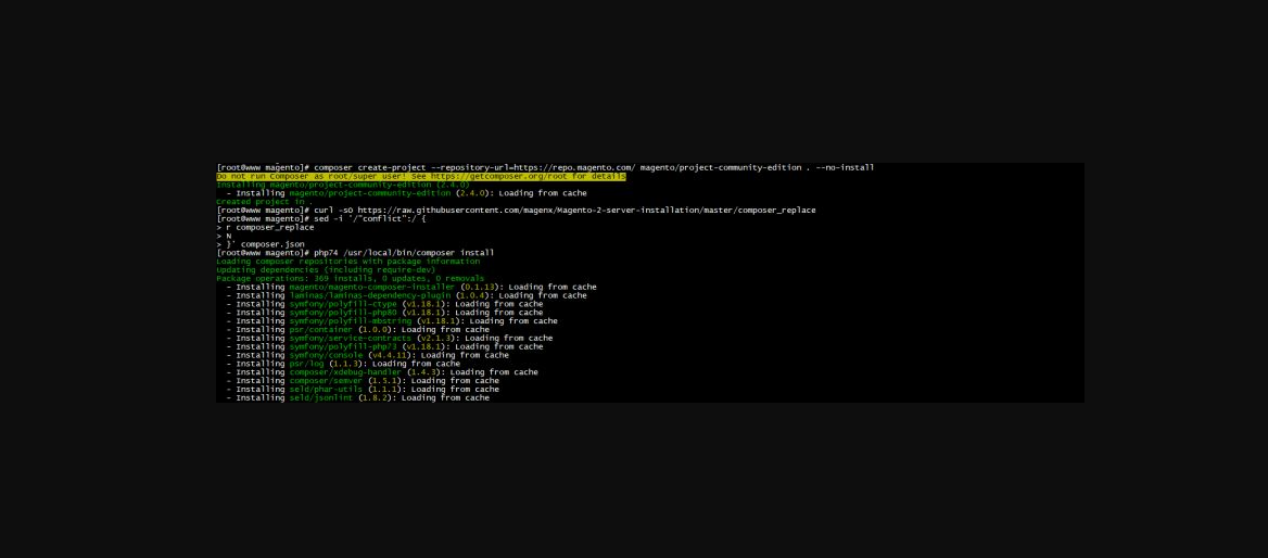 magento 2 composer replace